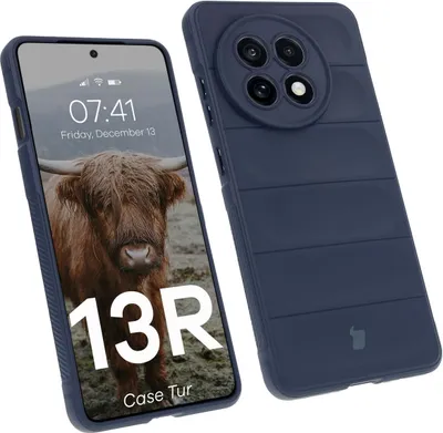 Produktbild von Pancerne etui Bizon Case Tur do OnePlus 13R, granatowe