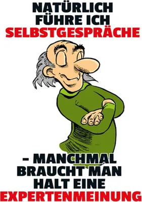 Produktbild von vianmo Holzschild 40x30 cm Selbstgespräche Expertenmeinung