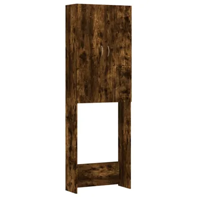 Produktbild von vidaXL Waschmaschinenschrank Räuchereiche 64x25,5x190 cm