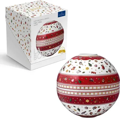 A Villeroy & Boch Toy's Delight La Boule product and its packaging are displayed against a white background.