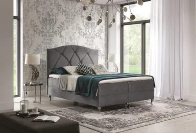 Produktbild von Boxspringbett Schlafzimmerbett DURMUS 180x200cm in div. Farbvarianten
