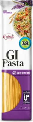 Produktbild von GI Pasta Spaghetti mit niedrigem glykämischen Index für Diabetiker | Hoher Protein- und Ballaststoffgehalt | Wenig Kohlenhydrate und niedriger glykämischer Index (38) | 4 natürliche Zutaten