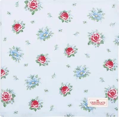 Produktbild von Greengate Alivia Tischdecke pale blue 150x150cm