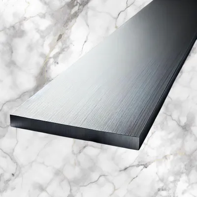 Produktbild von Gehärteter Messerstahl – 1.2067 (102Cr6) L3 – 500 x 40 x 3 mm - Dauerschnittstahl Rohmaterial für Messerbau & Werkzeugbau