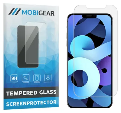 Produktbild von Mobigear Schutzglas für iPhone 12 Pro – Gehärtetes Glas, kompatibel mit Hüllen