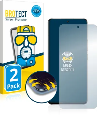 Produktbild von 2x BROTECT Fullscreen Schutzfolie für Xiaomi 13 Pro Displayschutz Folie Fullcover Matt Entspiegelungsfolie