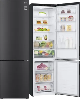 Produktbild von Kombinierter Kühlschrank LG 384L Schwarz - GBP62MCNBC