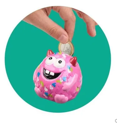 Produktbild von Trendhaus Handelsgesellschaft Spardose Monster, 4-Fach Sort. Sonstige