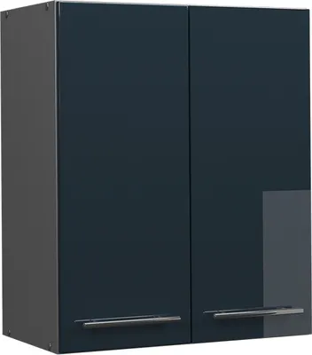 Produktbild von Hängeschrank Vicco Fame-Line Dunkelblau Hochglanz 60 cm, Model 48829