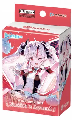 Produktbild von Hololive Offizielles Kartenspiel – Startdeck: Red Nakiri Ayame HSD02E