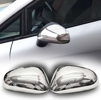Zdjęcie produktu dla Nakładki lusterek ze stali nierdzewnej do SEAT LEON 2 | Typ 1P | 092005-032009, do liftingu