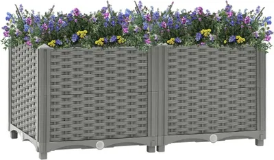 Immagine prodotto di Fioriera Rialzata 80x40x38 cm in Polipropilene