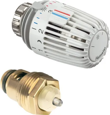Produktbild von HEIMEIER Retro S - Set DN 15 Th.-Oberteil und Thermostat-Kopf K 3500-12.800