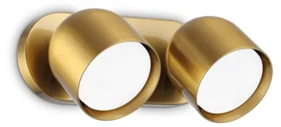 Produktbild von Zeitgenössische Wandleuchte Dodo Metall Messing 2 Lichter Gx53 15W 3000K Ip20