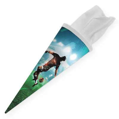 Produktbild von itenga Geschwister Schultüte 35cm Fußball Fußballer
