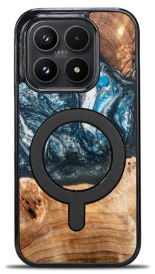 Produktbild von Holzhülle für Xiaomi 17, Bewood Unique Planets Erde für MagSafe