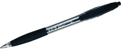Produktbild von BIC Atlantis Classic, Clip, Kugelschreiber mit Druckeinzugsmechanik, Schwarz, 12 Stück(e), Medium