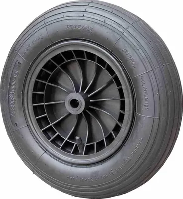 Produktbild von Luftrad 400/100 Rollenlager Polypropylen-Felge