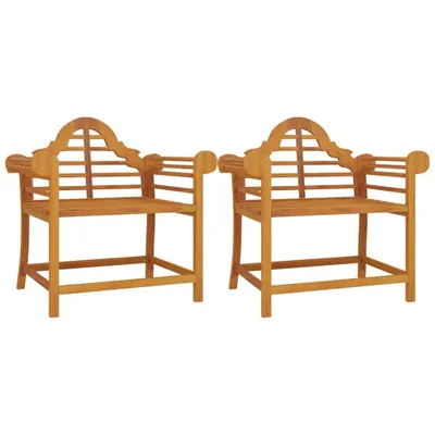 Produktbild von Gartenstühle 2 Stk. 91x62x94 cm Massivholz Teak
