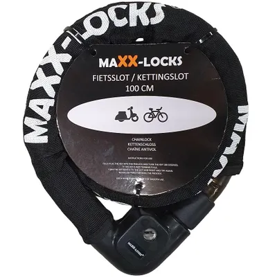 Produktbild von Maxx-Locks Bulls Kettenschloss - Fahrradschloss - 100cm