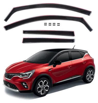 Produktbild von Windabweiser GP Regenabweiser Für Mitsubishi ASX Ab 2023 4-Tlg Set Schwarz