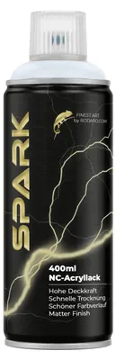 Produktbild von SPARK Sprühdose 400ml – Matte Sprühfarbe - Milchglas Weiss