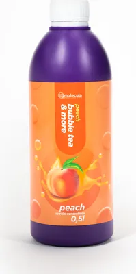 Produktbild von SIRUP FÜR BUBBLE TEA 0,5 l KONZENTRAT-SAFT-PFIRSICH