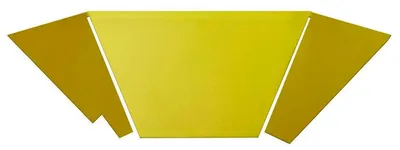 Zdjęcie produktu dla Folia samoprzylepna Bartscher IF-92, żółta, dł. x szer. x wys.: 1,8 x 3,2 x 0,01 cm; 300326