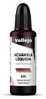 Aquarellfarbe flüssig, 32 ml, violett
