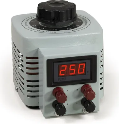 Immagine prodotto di Trasformatore toroidale variabile McPower "V-2000 LED", 0-250 V, 2 A, 500 W, NON isolato galvanicamente