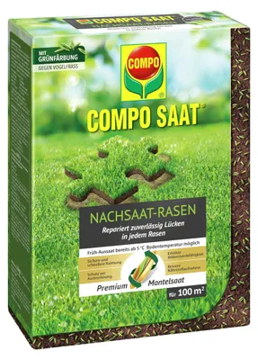 Produktbild von COMPO SAAT Nachsaat-Rasen 2kg für Lücken & kahle Stellen - Premium
