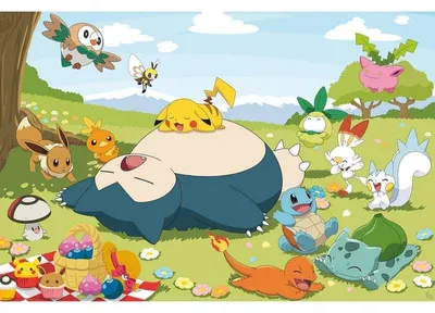 Produktbild von Pokémon Poster Picnic Day multicolor Standard