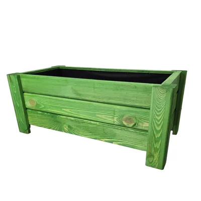 Obrázok produktu pre HolzGarden Drevený Kvetináč Obdĺžnikový Z Masívu Impregnovaný 80 x 32 x 40 cm 54 l Akácia