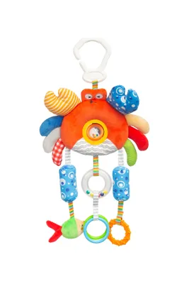 Produktbild von SENSILLO - Kinderwagen Spielzeug Babys, Kinderwagenkette, Spielbogen Anhänger, Krabbe