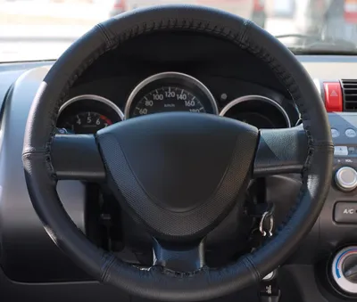 Productafbeelding van Carpassion Stuurhoes - Steering Cover - Leer - Ø 42-44 CM