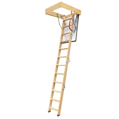 Produktbild von 4Step Bodentreppe Gedämmt GREENLINE Dachbodentreppe 90x60 cm 35mm 1,05W/m2K bis zu 275 cm