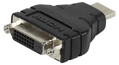 Obrázok produktu pre ViVanco™DVI/HDMI Adapter, HDMI M, DVI FM, Čierna
