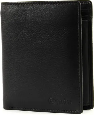 Produktbild von Esquire Leder Geldbörse RFID Small Billfold Wallet Black schwarz