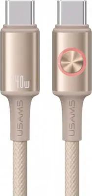 Image de Kabel Usams Huan Series Sj751 240W Usb-C Do Usb-C 1,2 M Tytanowy