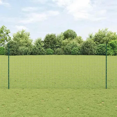 Immagine prodotto di Maison Exclusive - Palo della recinzione 44 pcs Verde 180 cm Acciaio