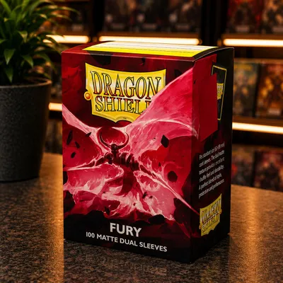 Immagine prodotto di Dragon Shield: Fury - Bustine protettive opache, doppia protezione - Formato standard, productTiles.product.images.aiGenerated