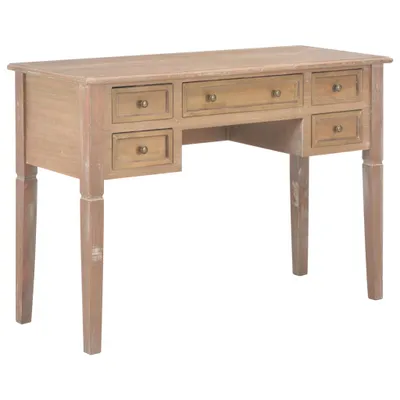 Immagine prodotto di vidaXL Scrivania marrone 109,5 x 45 x 77,5 cm legno