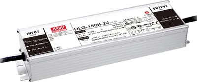 Produktbild von MEANWELL HLG-150H-36B, AC-DC LED-Installationsnetzteil, Metallgehäuse, IP67 150W 36V 4,2A CV+CC dimmbar