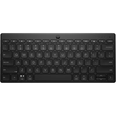 Obrázek produktu pro HP Kompaktní klávesnice 355 Bluetooth pro více zařízení, Bezdrátový, Bluetooth, Mechanický spínač, Černá