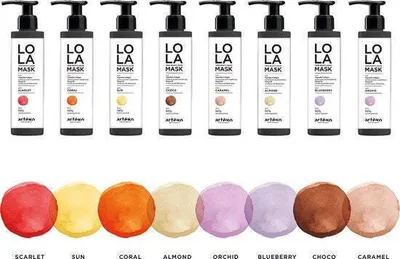 Immagine prodotto di Artègo Lola Your Beauty Colour Mask Maschera colorante intensiva per capelli Mandorla 200 ml