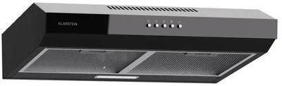 Zdjęcie produktu dla Klarstein Contempo 60, okap, 60 cm, do zabudowy, wydajność 200 m³/h, oświetlenie LED, akryl, stal nierdzewna