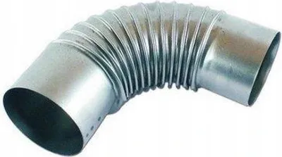 Produktbild von Stahl Rauchrohr Ofenrohr Ofenknie Bogen 90° Kaminrohr Heizung fi 120mm