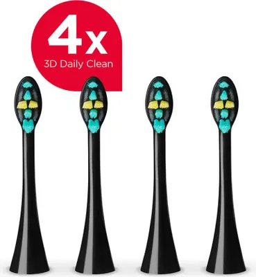 Produktbild von Ersatzkopf 3D Daily Clean schwarz ZK0071