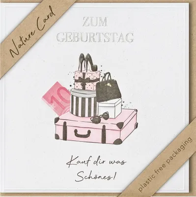 Produktbild von BSB 69-4023-2 Glückwunschkarte Geldgeschenk Nature Card - inkl. Umschlag