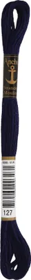 Produktbild von Anchor Sticktwist 4635000-00127 polarblau Stickgarn, 100 % Baumwolle